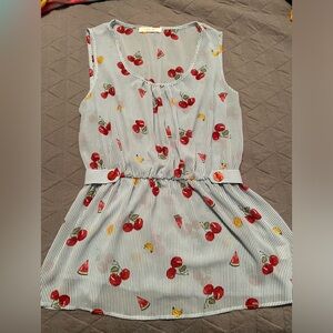 ModCloth Peplum Fruit Pattern Blouse